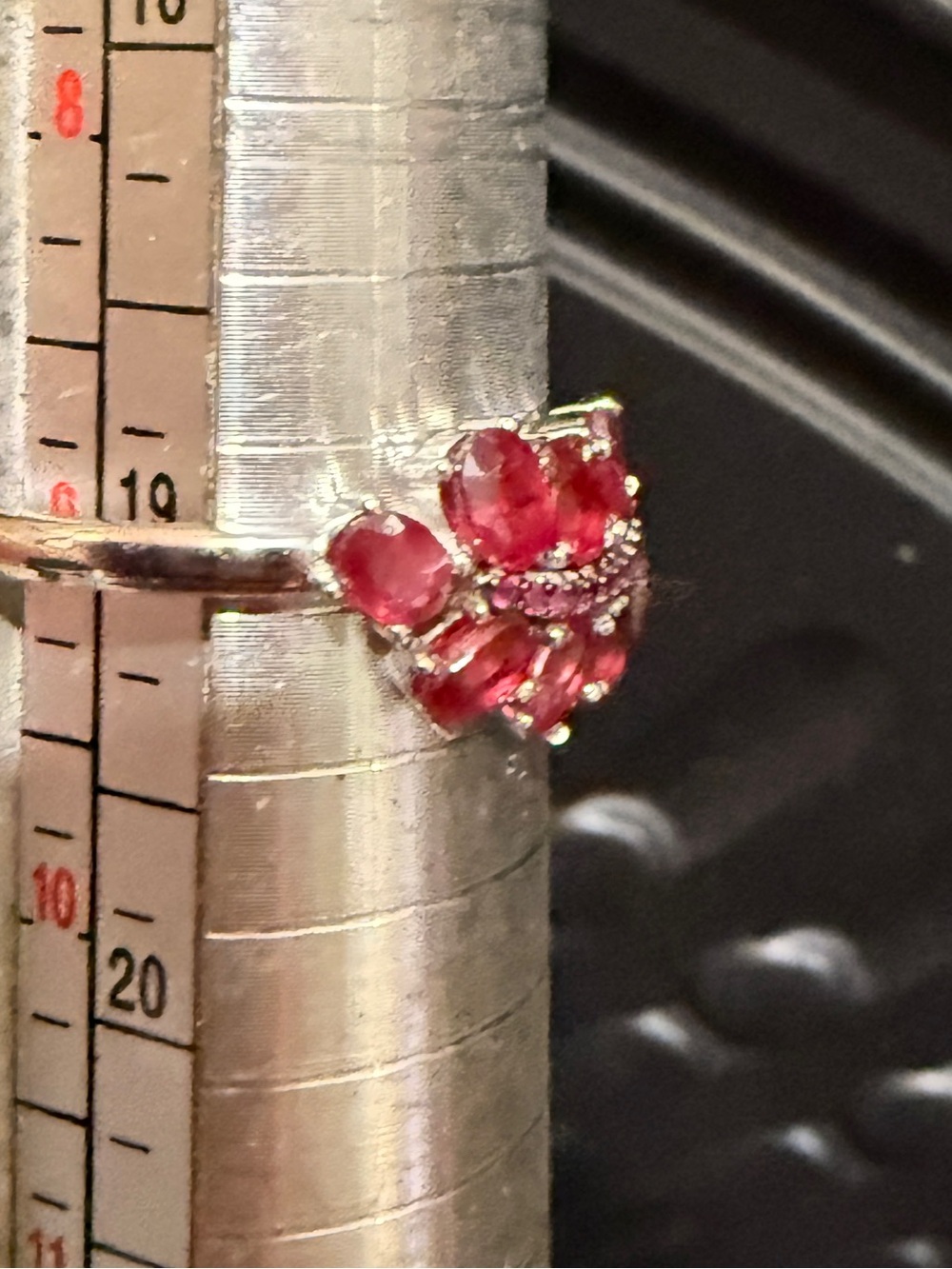 New 925 Sterling Silver Ruby ring size 9 - Picture 12 of 16